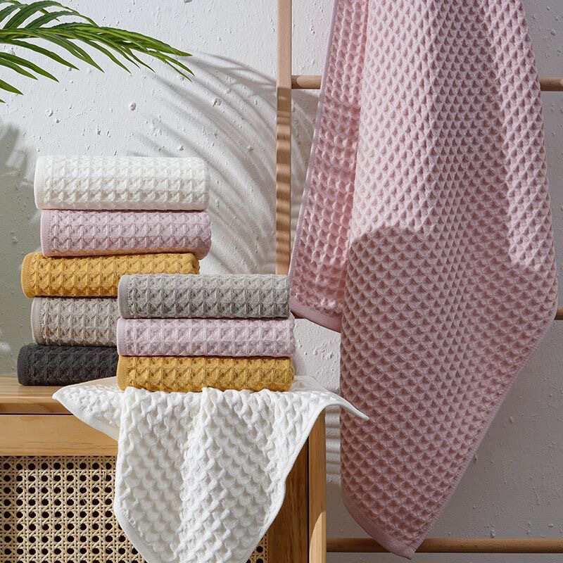 Xinjiang Pure Cotton Bath Towel Waffles Pure Cotton Towel Cross-border Bath Towel Household Absorbent Towel Hangable Face Wash Square Towel Xinjiang Pure Cotton Bath Towel Waffles Pure Cotton Towel Cross-border Bath Towel Household Absorbent Towel Hangable Face Wash Square Towel