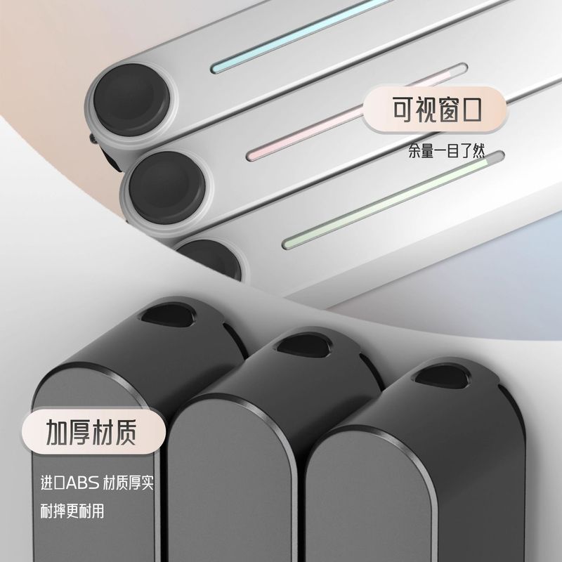 ホテル業務用ソープディスペンサー壁掛け手指消毒剤壁掛け浴室シャンプーシャワージェル詰め替えボトル|undefined