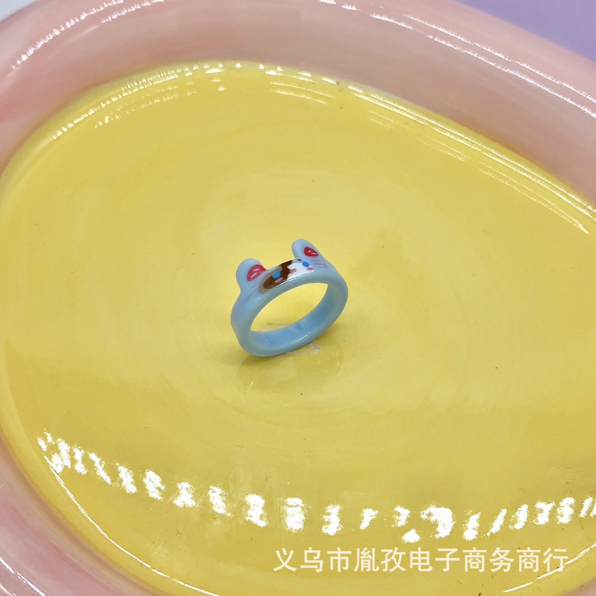 Nuevo anillo de muñecas, anillo de gato, anillo de personalidad encantador con un diseño único de nicho