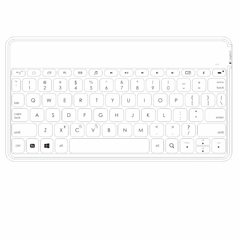 Logitech, совместимая клавиатура, защитный чехол