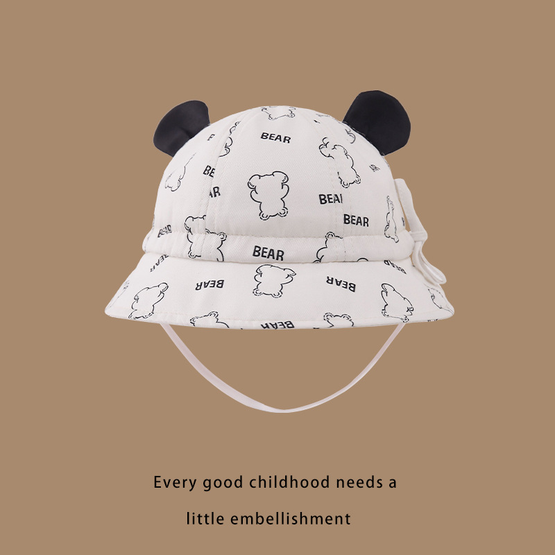 Primavera y verano nuevo sombrero para bebés estilo coreano estilo extranjero sombrero para niños y niñas bonito sombrero de sol para bebés super lindos