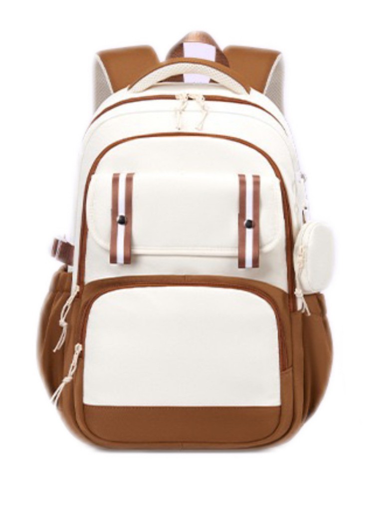 Mochila escolar estilo ins campus mochila para estudiantes de secundaria y preparatoria nuevos hombres y mujeres versión coreana de Harajuku estilo casual tendencia mochila