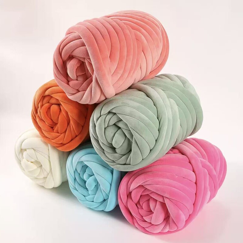Velvet Ins cloth strip Iceland super thick wool hand-woven blanket pet nest pillow Crystal velvet filling core Cotton