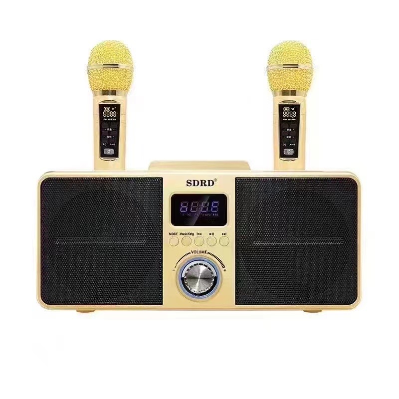 SD309 familia KTV MICRÓFONO INALÁMBRICO Bluetooth audio integrado máquina soporte karaoke máquina de conexión inalámbrica TV