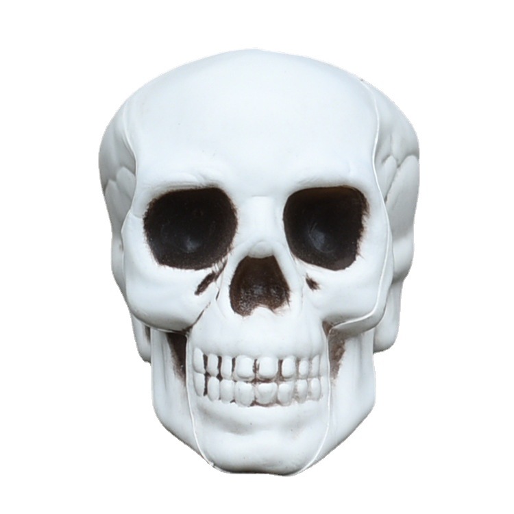 Horror fantasma cabeza Halloween cráneo decoración simulación plástico cráneo modelo bar Casa Encantada Cámara adornos de miedo