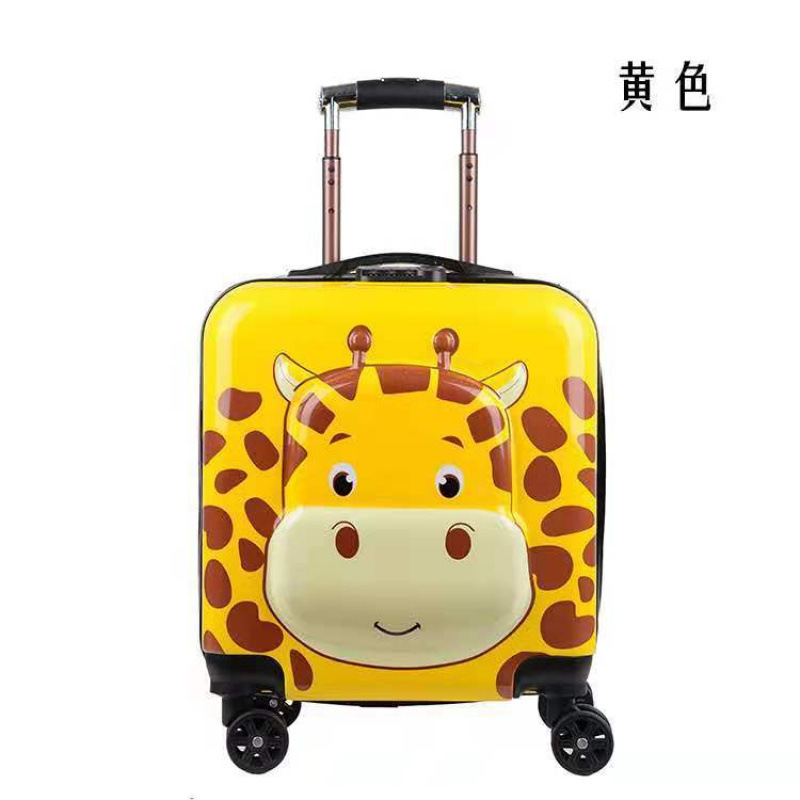 Nuevo cartón de dibujos animados para niños, maletero para hombres y mujeres, maleta libre de envío, caja de contraseña de 18 pulgadas, maleta de embarque de 20 pulgadas