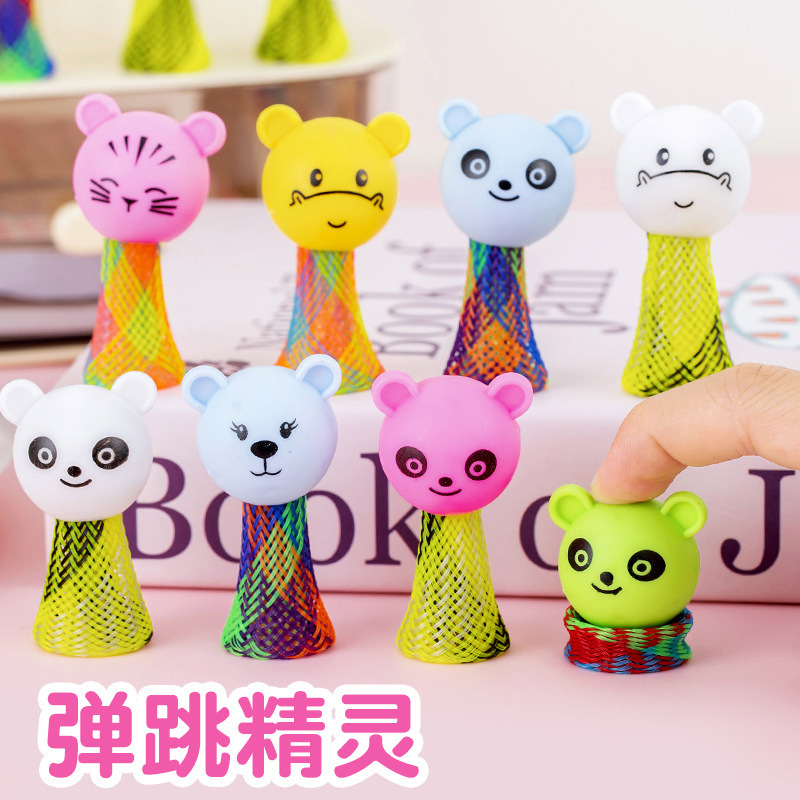 小動物の頭が弾む小人ジャンプ精霊解凍Evaスプリング人子供玩具クロスボーダー玩具解凍|undefined