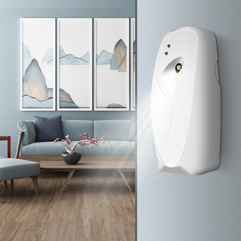Máquina automática de pulverización de fragancia, máquina de expansión de fragancia, máquina de eliminación de olores extraños para el baño del hotel, máquina inteligente de adición de fragancia a tiempo regular
