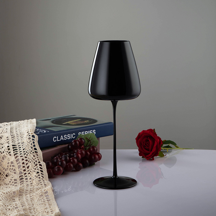 Jin Baijia copa de vino tinto de gama alta creativo hecho a mano cristal Copa negro Borgoña Burdeos copa de vino tinto