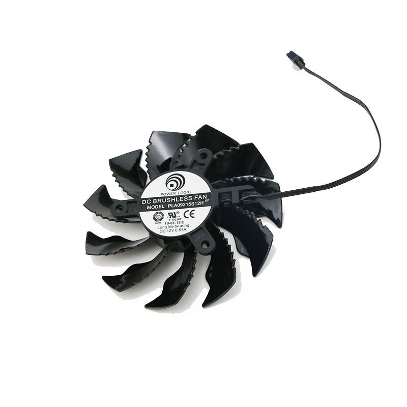 Вентилятор охлаждения для видеокарт (подходит для Gigabyte RTX 2070/2060 Mini ITX OC 6G, GTX1660)