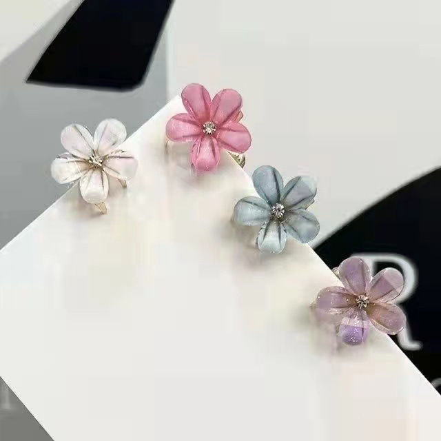 A principios de la primavera Flor de hadas pequeño clip horquilla lateral chica clip pequeño clip de tiburón clip accesorios para el cabello tocado joyería floral
