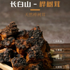 桦树茸黑金晶精粉颗粒长白山野生送礼佳品盒包装东北特产桦褐孔菌