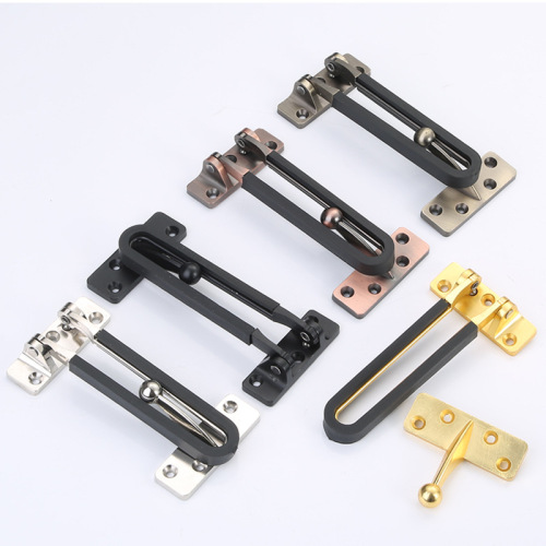 Zinc alloy anti-theft buckle hotel latch security tower buckle anti-lock door buckle door chain lock room door latch anti-theft buckle