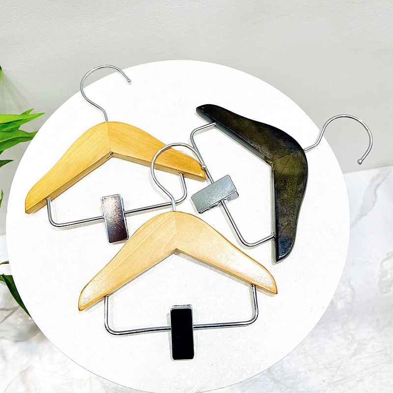 Traje de madera maciza para mascotas percha perro gato Teddy pet shop niños ropa de bebé percha