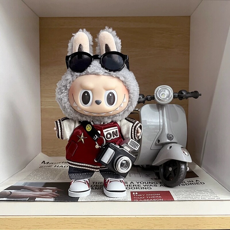 [Only Clothing] Labubu Clothes for the First, Second, and Third Generations, Party Doll Clothing Accessories, 17cm Doll Clothes, Stylish and Cool