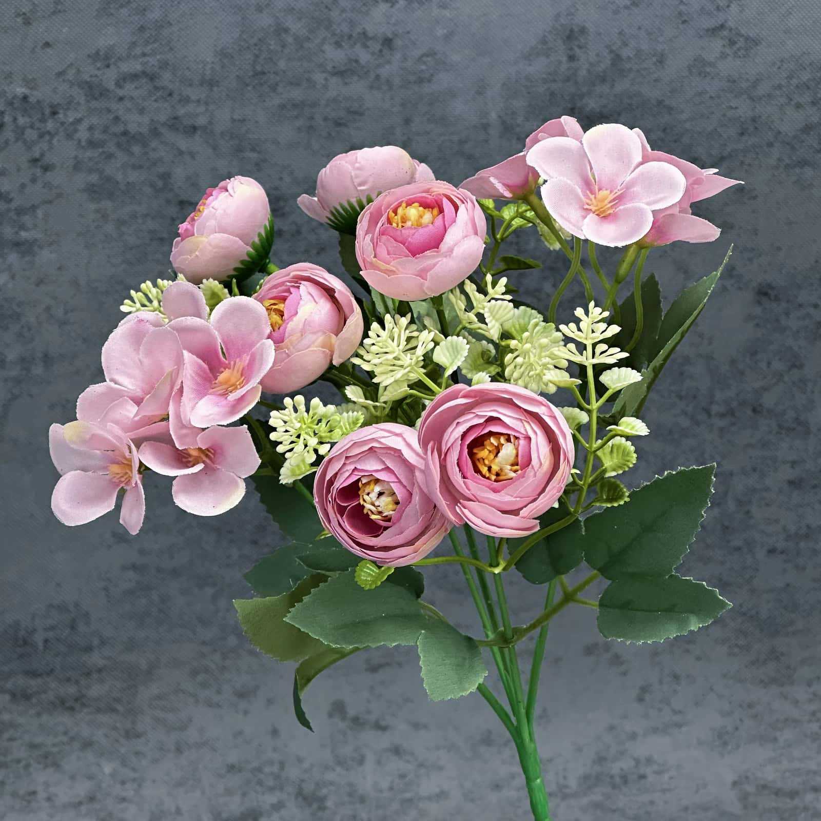 Simulación de la decoración del hogar hecha a mano rosa decoración de la escena de la boda flores falsas transfronterizas al por mayor