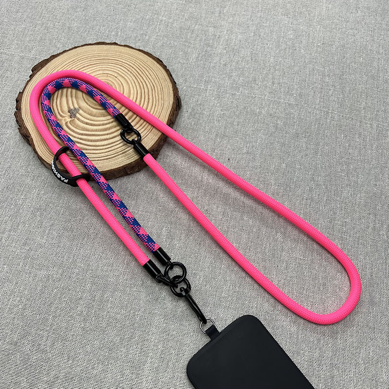쓰리인원【14#형광장미】다기능 랜야드