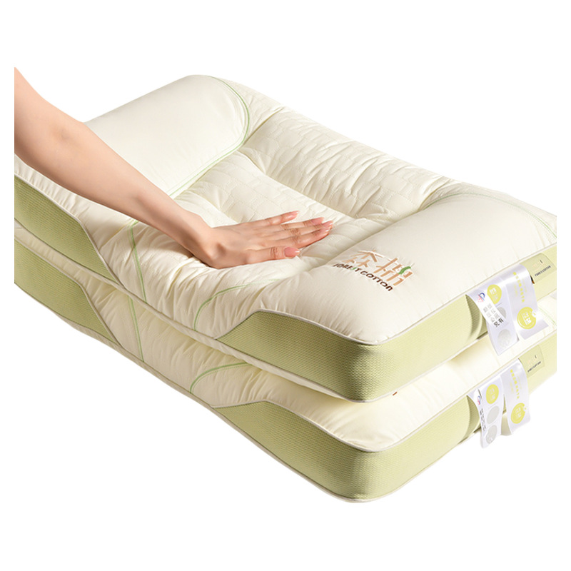 almohada para proteger la columna vertebral cervical y ayudar a dormir para adultos, un par de almohada para dormir cómodas para niñas, especialmente para dormitorios de estudiantes