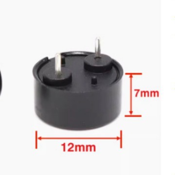 SFN-1207蜂鸣器压电式无源1207蜂鸣器4KHZ 12*7mm间距5.0mm6.5mm7