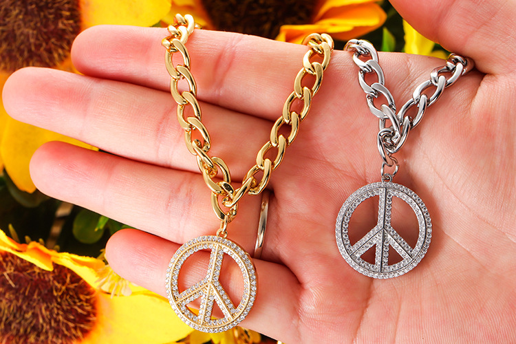 Fashion Geometric Copper Plating Pendant Necklace