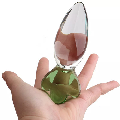 Female glass masturbation device, masturbation stick, glass eggplant, radish, banana, glass penis, adult sex toys