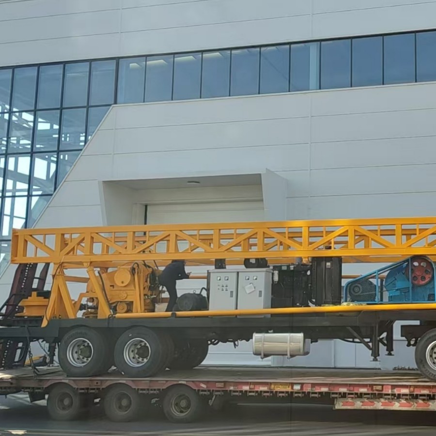 车载水井钻机履带反循环车载式反液压打井机