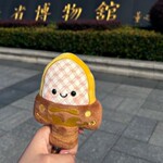 纪念品文创挂件可爱越王勾践剑毛绒挂件解压卡通响玩具会发声玩偶