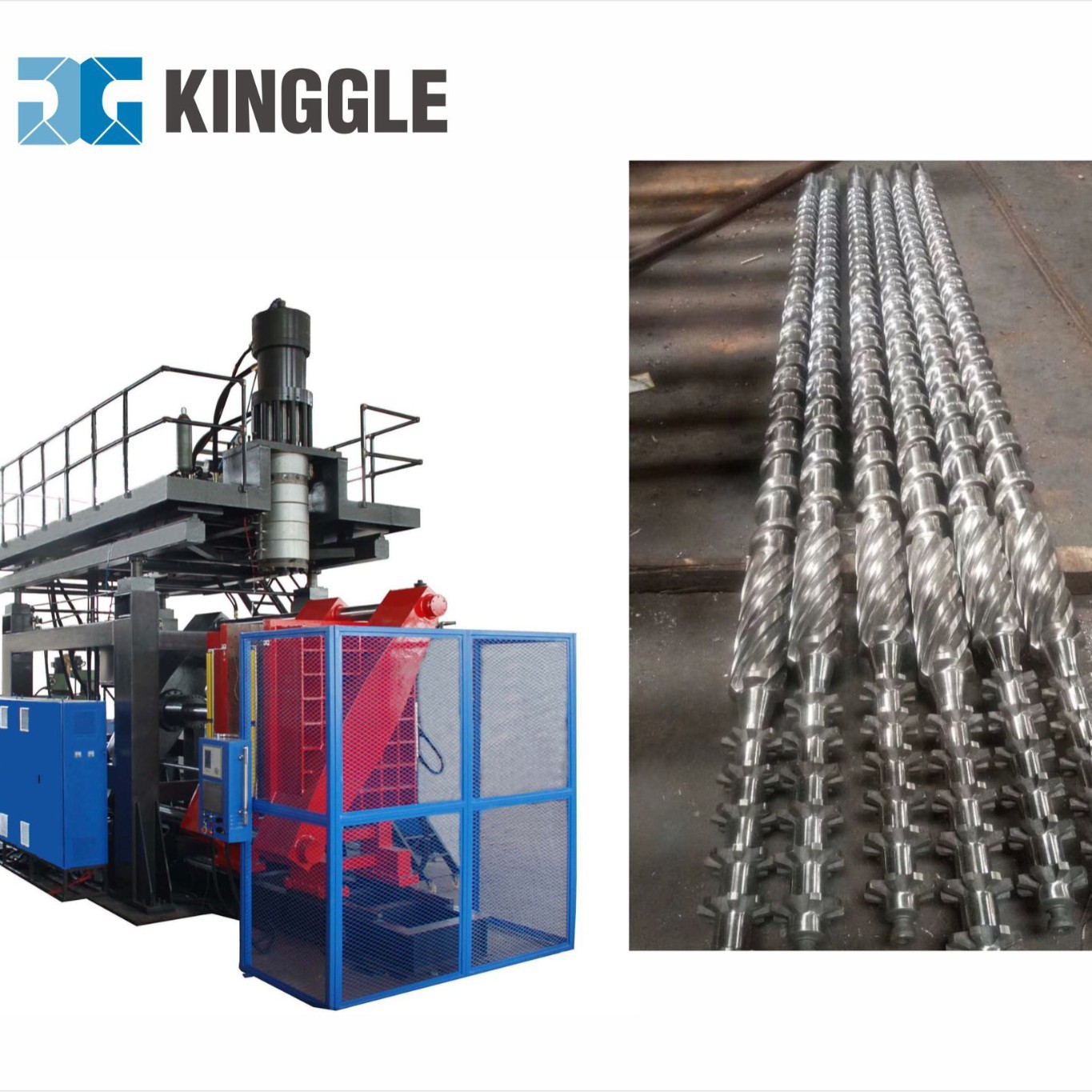 可生产挤出机炮筒 中空吹塑机螺杆 吹塑专用螺杆机筒