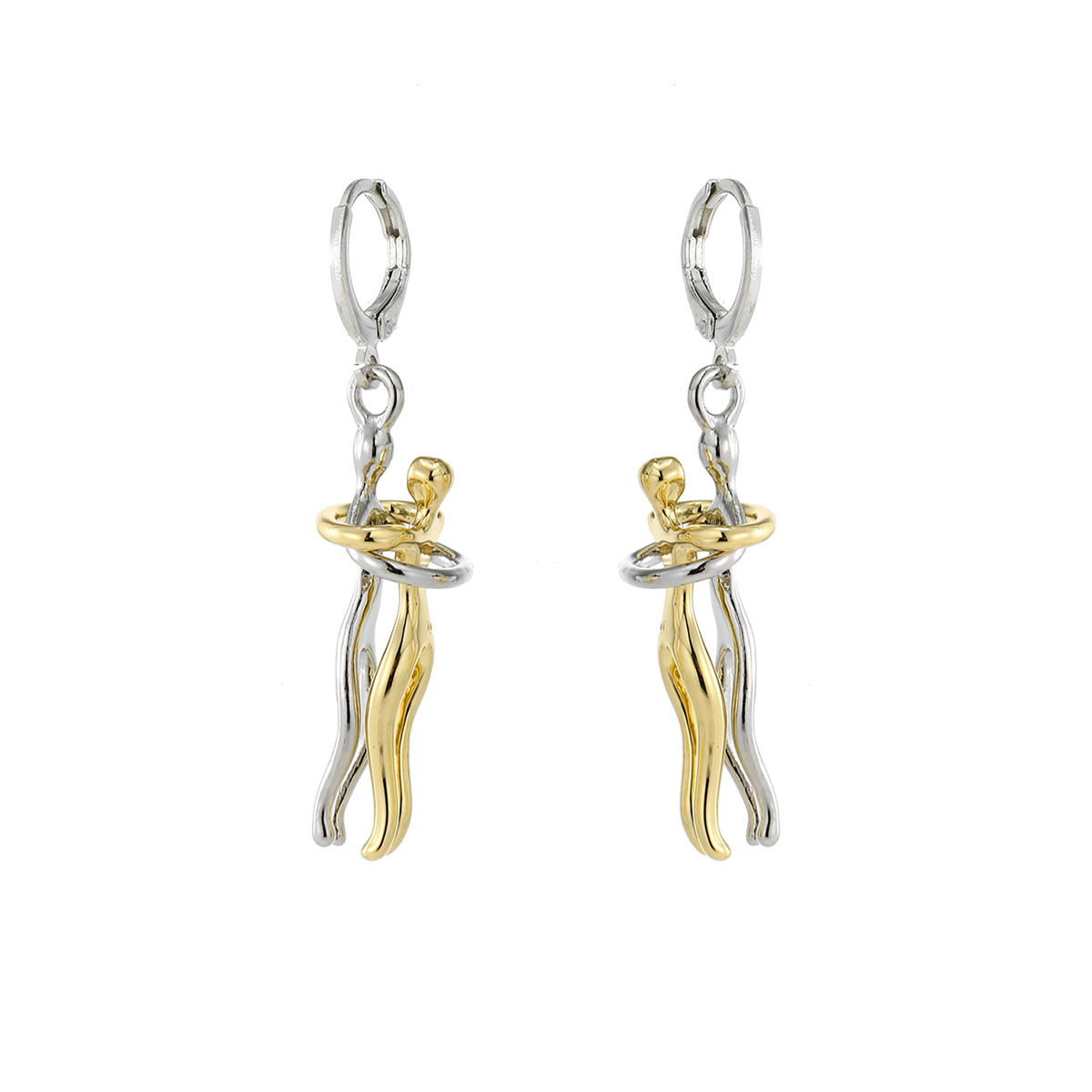 Orecchini ear cuff a forma di abbraccio per uomo e donna_voghion.com