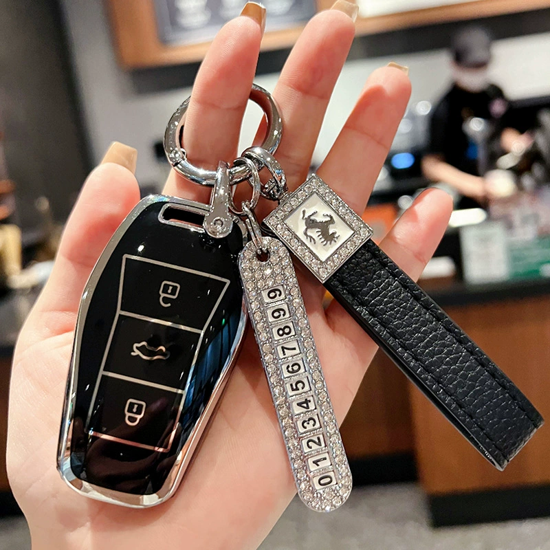 Чехол для ключей, подходит для ключей Volkswagen Sihao, для женщин, Love Run E50X, Yao X8, JAC, Volkswagen QX, милый корпус с пряжкой