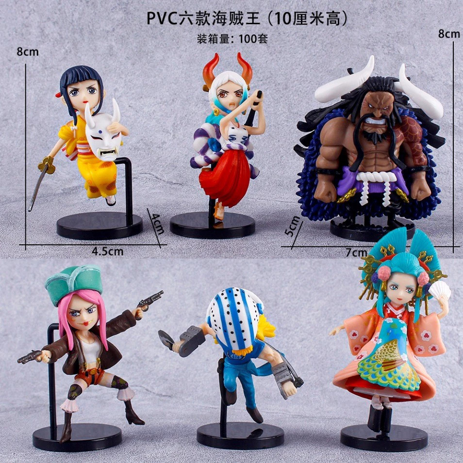 Фигурки One Piece, периферия Лукаки и Эсолон 100 сцен модельные фигуры, оптовые украшения персонажей Нами и Робин