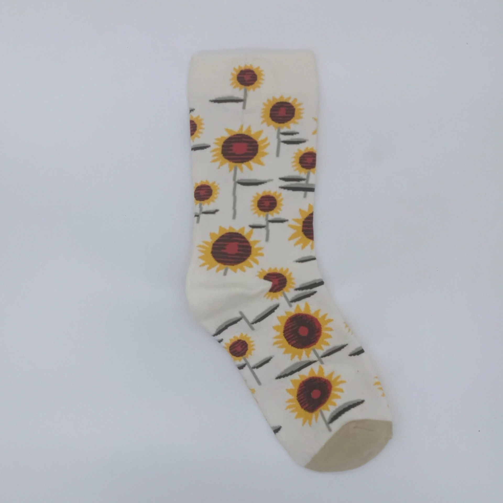 40g Weight Socks Classification Socks Lingerie Type Cotton Fabric Type A Pair Quantity Holiday, Daily Occasion Sweatproof Function Floral Pattern All Seasons Season Unisex Gender Simple Style Style Unisex Simple Style Floral Cotton Crew Socks A Pair 11