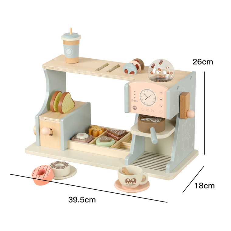 国境を越えた模擬アイスクリーム店の子供たちのままごと玩具木製アイスクリームもちはミニキッチンを販売している