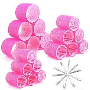 Spot foreign trade supply hairdressing tools multilayer plastic hair curler hair curler set bangs hair curler hair curler