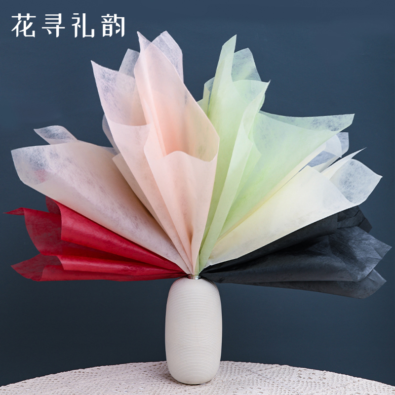 抽取式牛奶棉花束鲜花包装纸白色内衬纸棉纸花艺包花diy材料全套