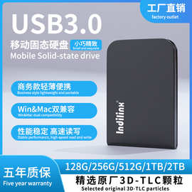 Indilinx移动固态硬盘高速便携式Type-C外接电脑USB传输PSSD塑胶