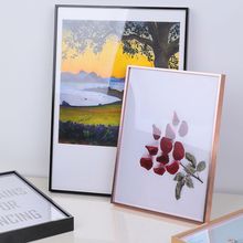 铝合金相框装裱钻石画十字绣框拼图框照片裱框任意尺寸铝合金画框