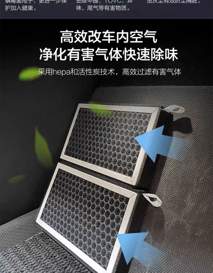 Suitable for Tesla Air Conditioning Filter Hepa New Version Model Y/3 Air Conditioning Filter Set of External Filters