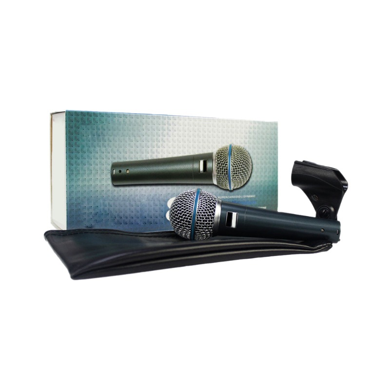 Micrófono de conferencia con cable sm58s familia KTV Conferencia etapa rendimiento voz bobina móvil micrófono fabricante