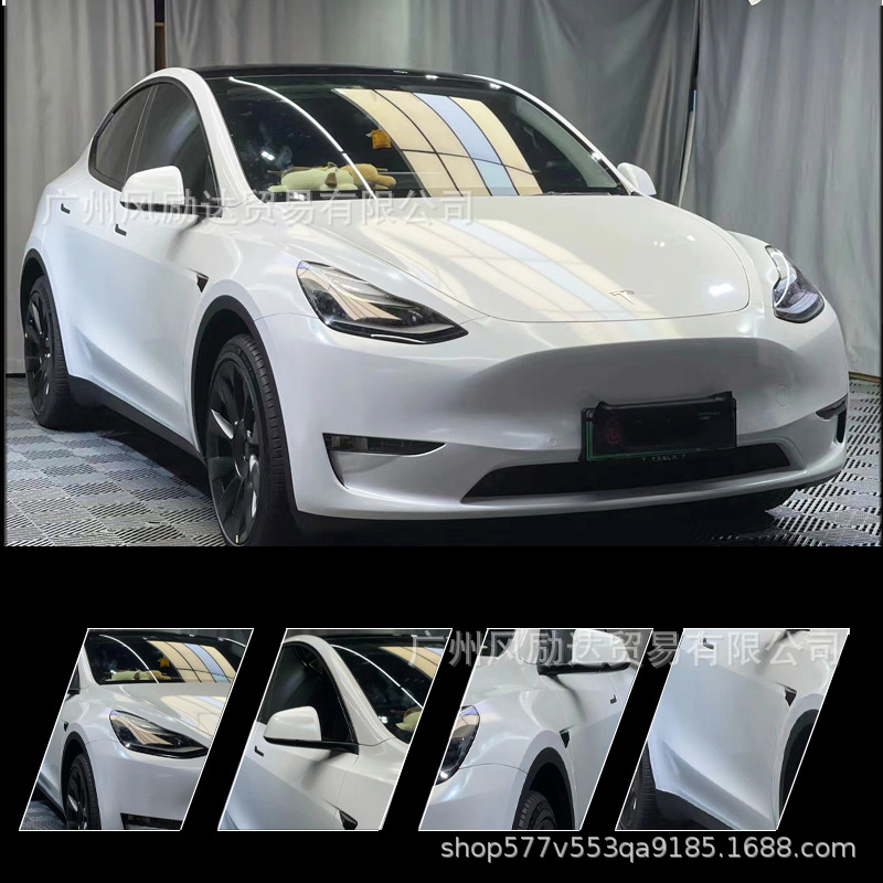 PET car color change film motorcycle electric car black warrior super sub matte car film electro-optic metal body in white film