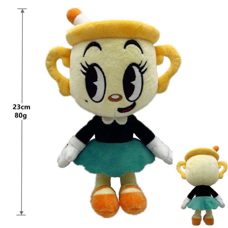 Cuphead Show Cuphead Adventure Mugman Plush Toy Hot Selling Dolls in Stock