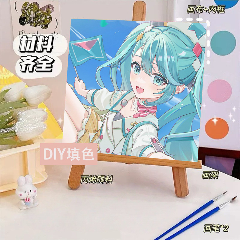 蝶デジタル油絵 diy 着色油絵子供の手描き蝶装飾絵画装飾品メーカー卸売|undefined