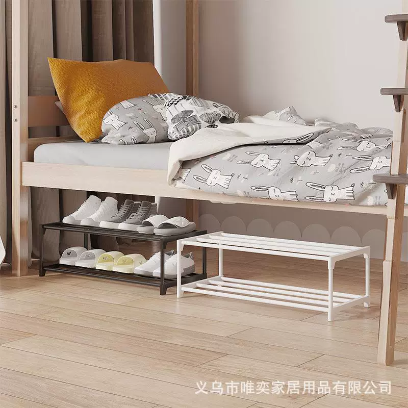 Двухъярусная обувная полка, утолщенная интегрированная кровать для общежития, двухъярусная кровать для студентов малого университета, простая нижняя кровать