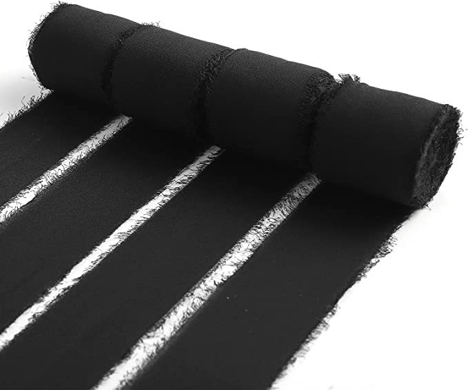 En stock venta al por mayor de gasa deshilachado cinta deshilachada boda tarjeta de felicitación arco decoración ramo de encaje de tela tira