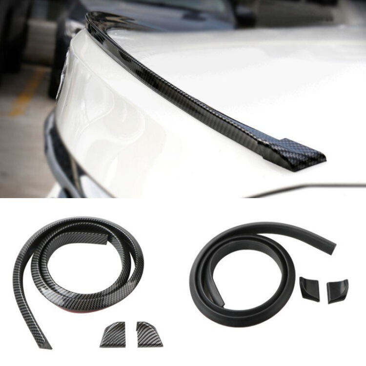 Cross-border carbon fiber pattern tail car general tail car non-perforated pressure tail top wing factory outlet Cross-border carbon fiber pattern tail car general tail car non-perforated pressure tail top wing factory outlet
