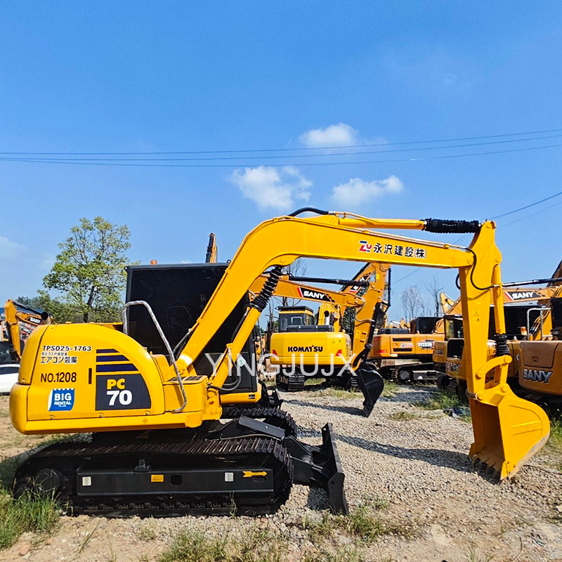 Excavadoras de segunda mano, excavadoras importadas nacionales para la venta / 9 por ciento de nuevo Komatsu PC70 paquete de entrega