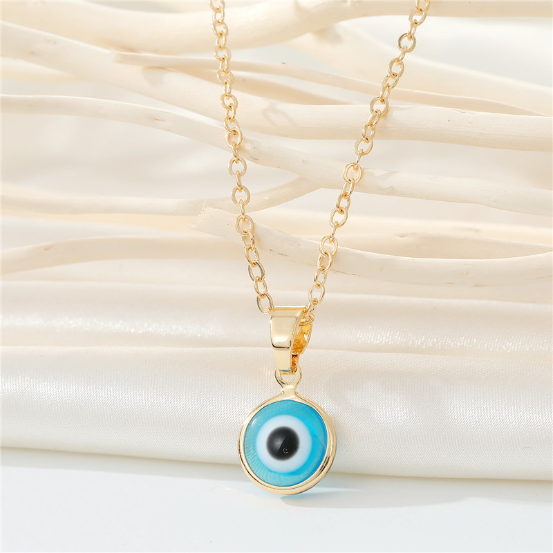 Fashion Devilu0027S Eye Alloy Unisex Pendant Necklace 1 Piece