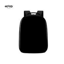 KWQ新款防水大容量骑行机车包炫酷LED动感显示移动广告硬壳双肩包