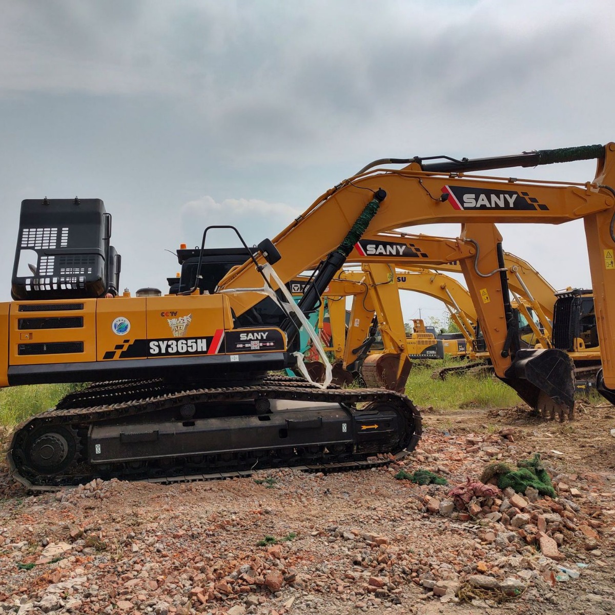 Excavadora Sany365H Excavadora de segunda mano SY135 Exportaciones nacionales