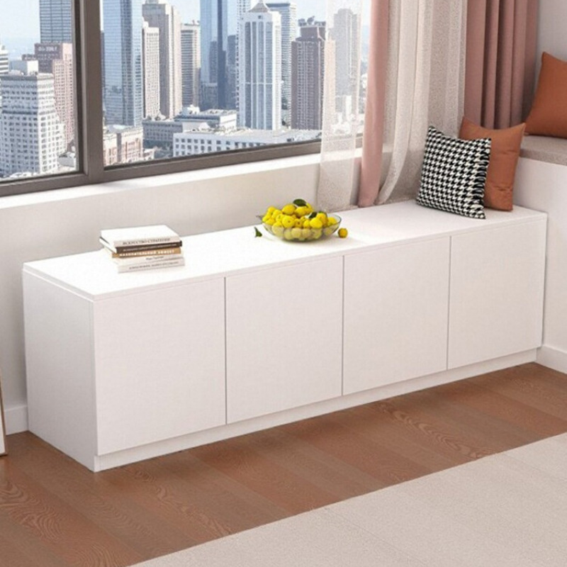Solid wood bay window cabinet, freely combinable cabinet, balcony cabinet, floor cabinet, storage cabinet, low floor cabinet, low storage cabinet for leisurely living